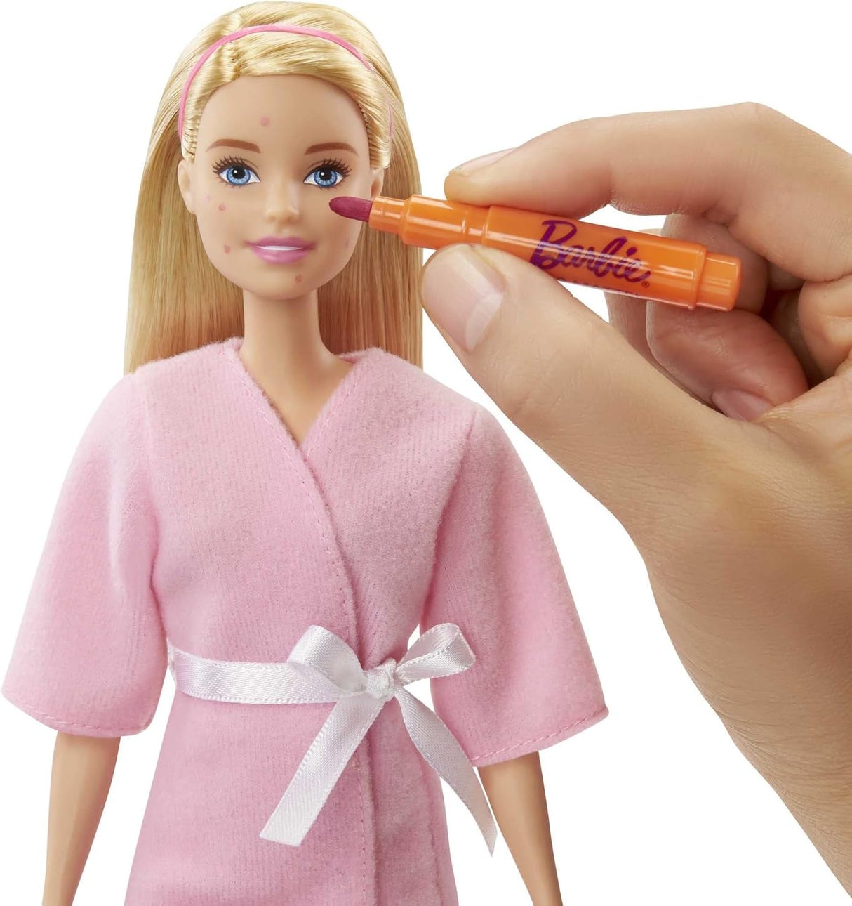 Set de Spa Barbie con Muñeca, 10+ accesorios y perrito