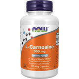 Suplementos L-carnosina beta-alanil-L-histidina 500 mg
