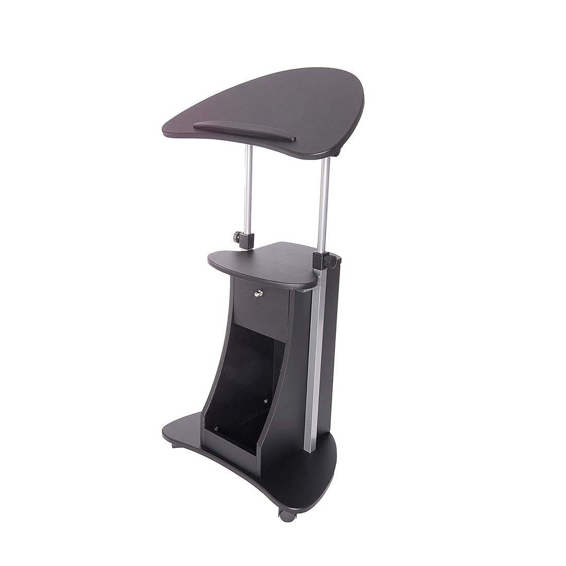 SOPORTE PARA LAPTOP, Madera Manufacturada, Negro