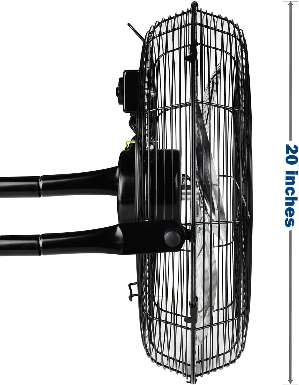Ventilador Industrial 20 Simple Deluxe 3 Velocidades Metalico