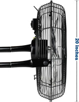Ventilador Industrial 20 Simple Deluxe 3 Velocidades Metalico