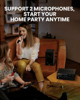 Amplificador Estéreo Bluetooth 5.0 400W con USB y MIC - MAMP1