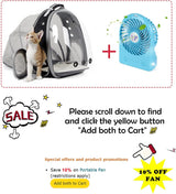 Mochila expandible para gatos se adapta a hasta 20 libras