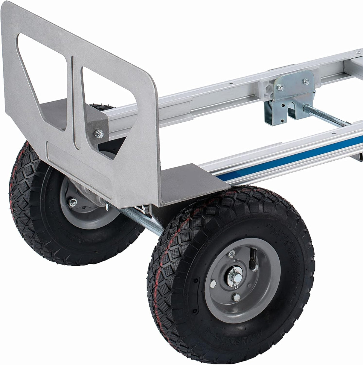 Carretilla de Aluminio 2 en 1 770lbs Capacidad Utility Cart