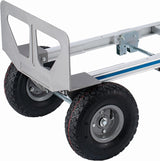 Carretilla de Aluminio 2 en 1 770lbs Capacidad Utility Cart