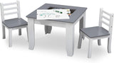 Juego de mesa y sillas Chelsea de 3 piezas con almacenamiento