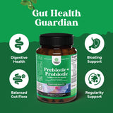Suplemento de prebióticos y probióticos  salud intestinal