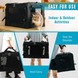 Transportadora de Gatos Pegic, Suave, Colapsable, XL para 2 Kittens