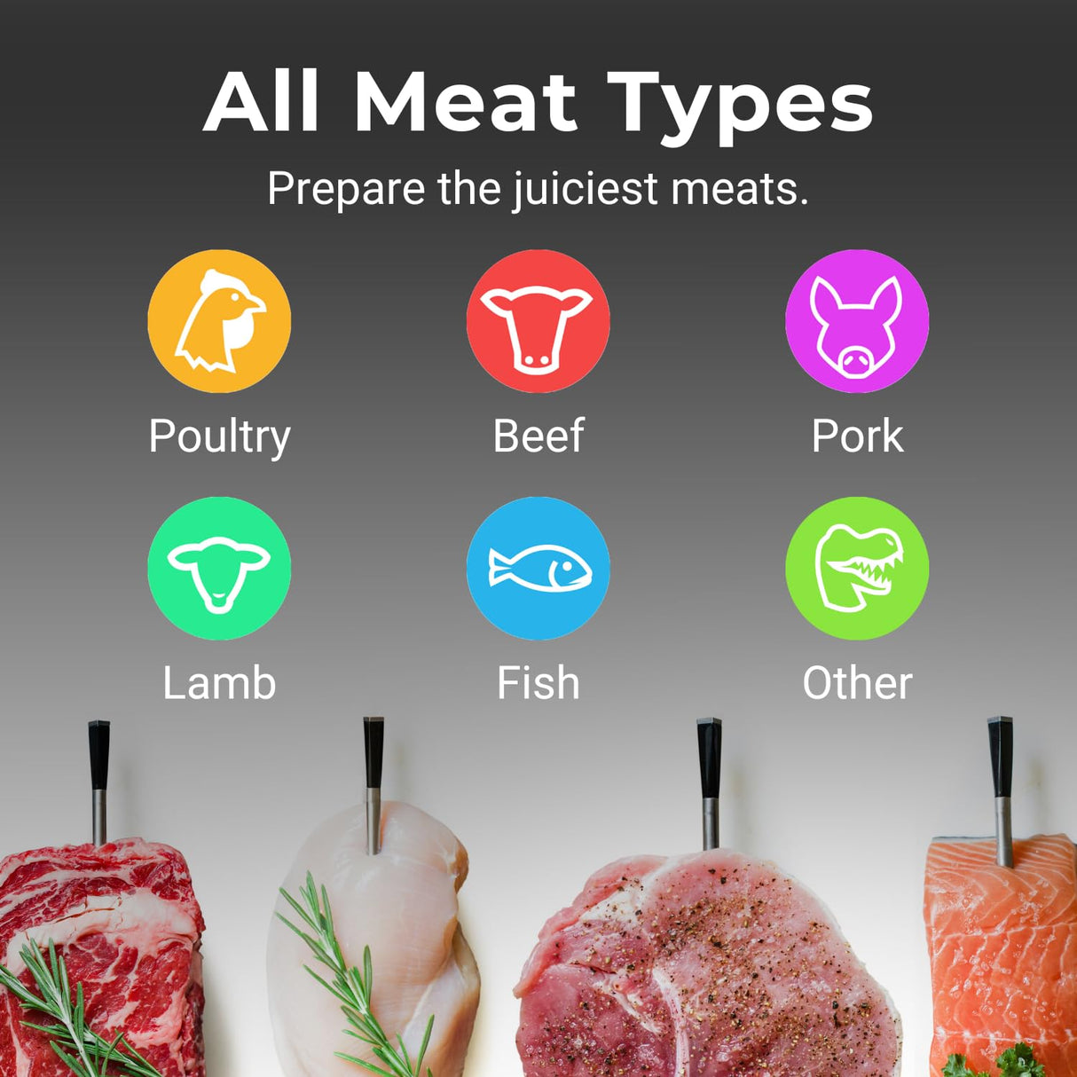 Termómetro de carne inalámbrico MEATER SE | Bluetooth y carga