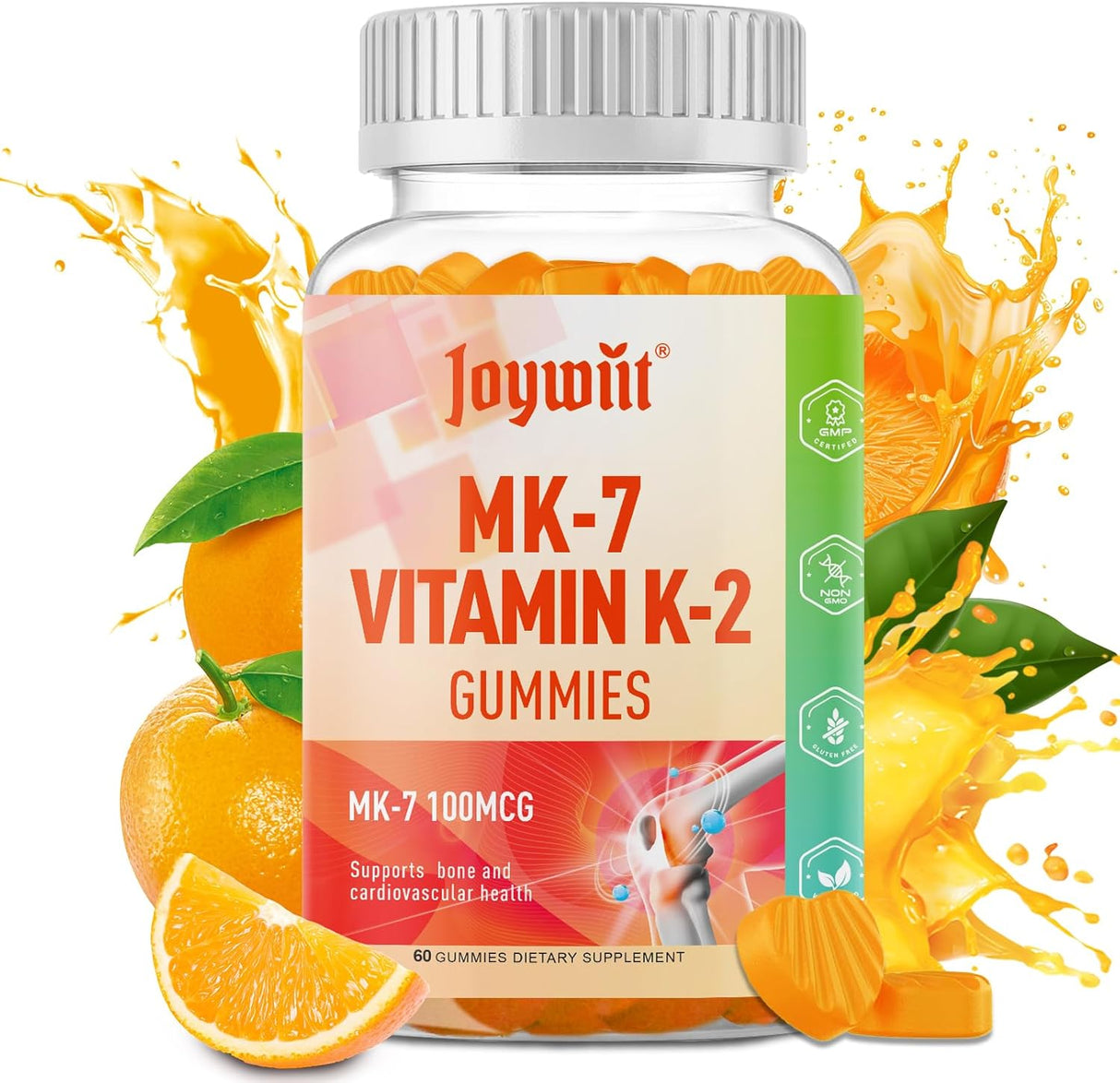 Gominolas de K2 MK-7 100mcg, Extra Fuerza, 60 unidades