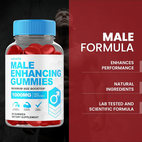 Suplemento Gomitas de potenciador masculino  6 en 1 tribulus