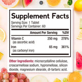 Suplementos Alimenticios Hierro carbonilo  con vitamina C