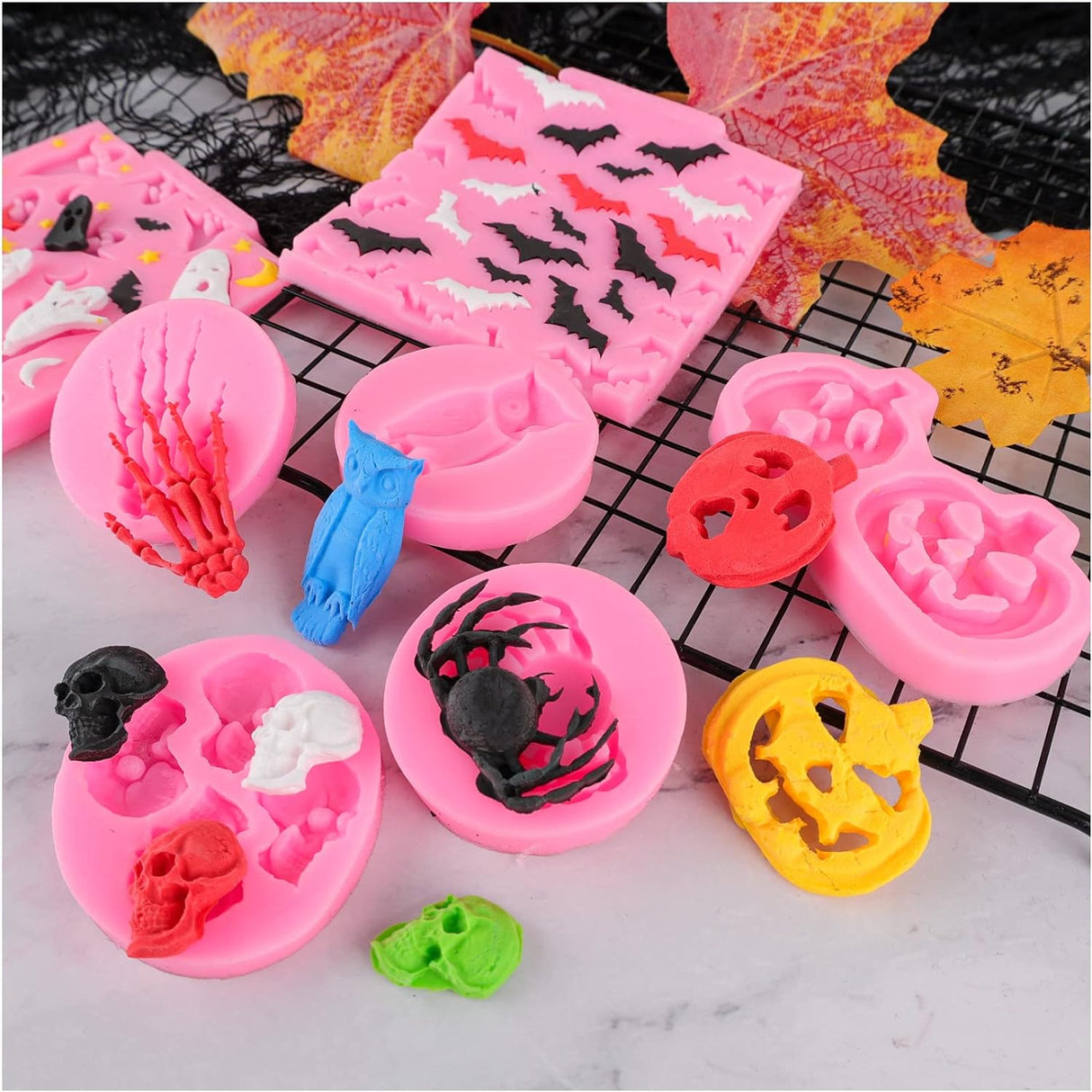 Moldes de Halloween para Fondant y Chocolates - Decoración