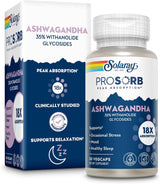 SOLARAY Cápsulas Ashwagandha 240 mg 30 VegCaps