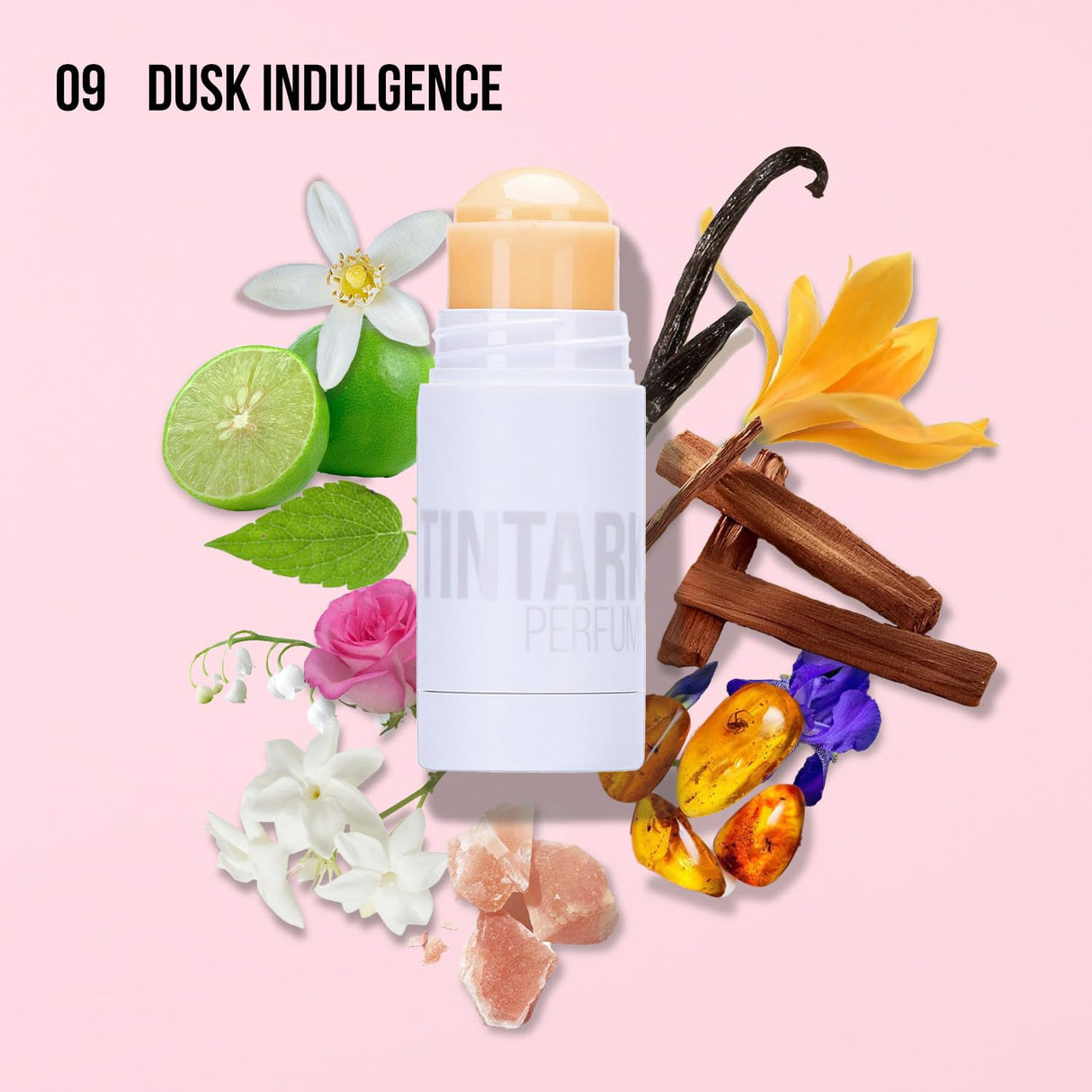 Perfume Sólido Portátil Inspirado en Chanel NO.5, 09 Dusk Indulgence
