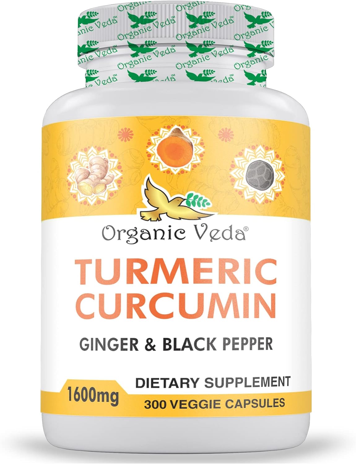 Cápsulas de Cúrcuma y Jengibre con Pimienta Negra