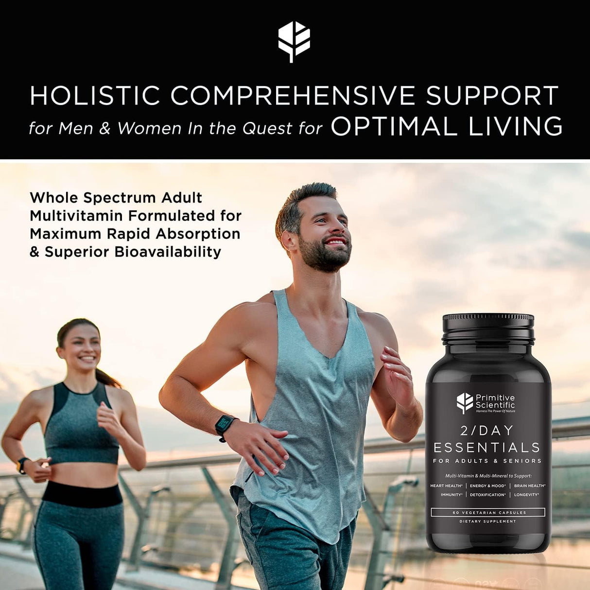 Multivitaminas Naturales para Adultos - 60 Cápsulas
