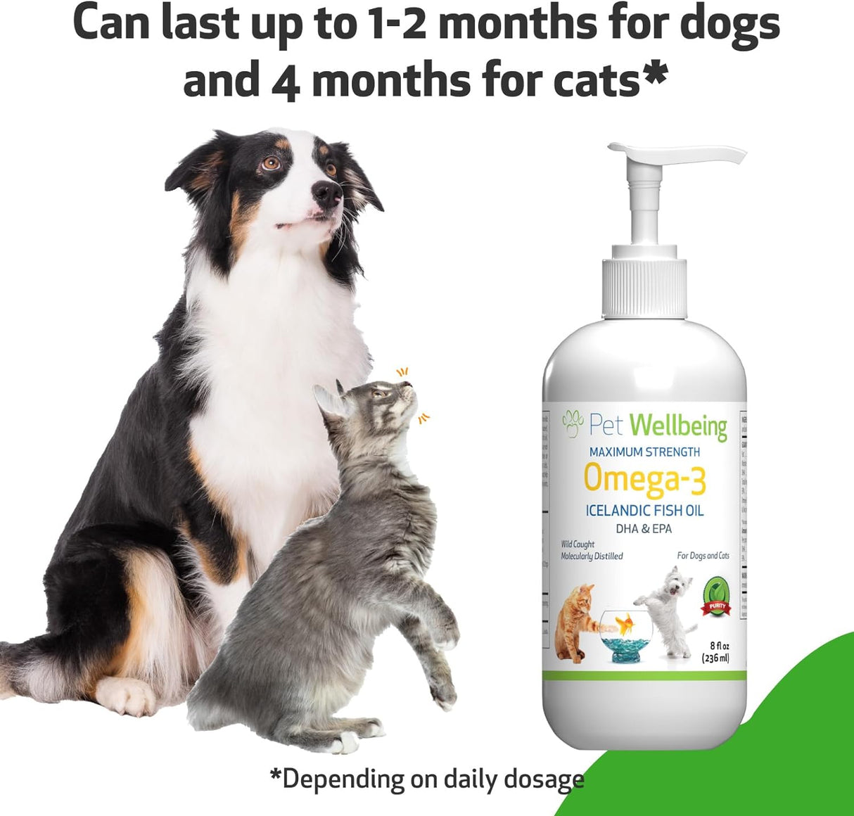 Aceite de pescado omega-3 Daily EFA para perros y gatos
