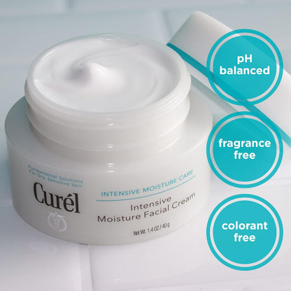 Crema hidratante facial intensiva japonesa Curel