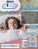 Suplemento Sleep para niños  Clean Melts microlingües