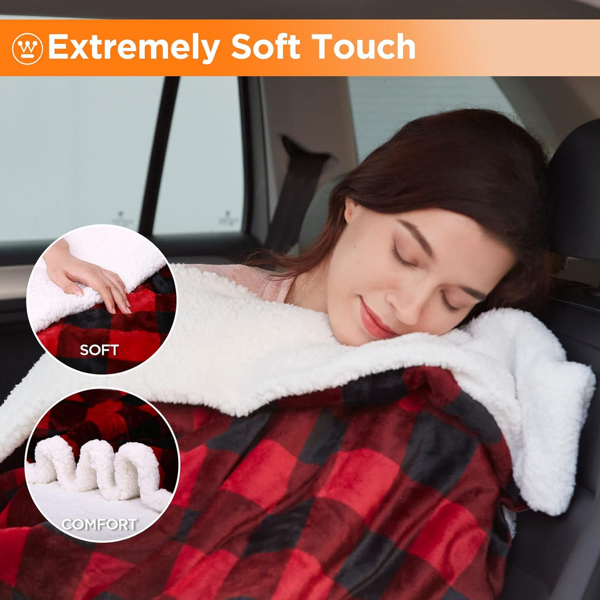 Manta térmica para auto apagado automático 4h lavable