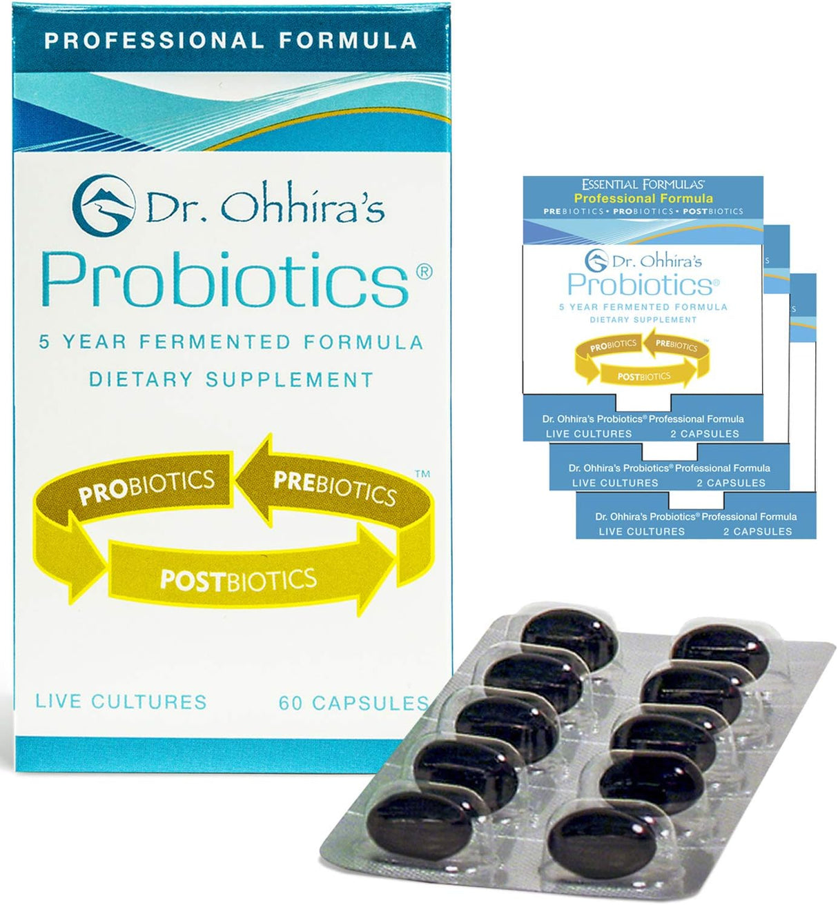 Suplementos Probióticos Fórmula Profesional   60 Cápsulas
