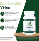 Suplemento ocular natural con luteína y zinc - 30 cápsulas