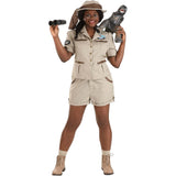 Disfraz de Paleontólogo para mujer talla M color caqui