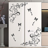 Vinilos Decorativos Mariposas y Flores para Pared, Hot Fashion