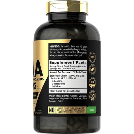 Suplementos Alimenticios de aminoácidos de cadena ramificada