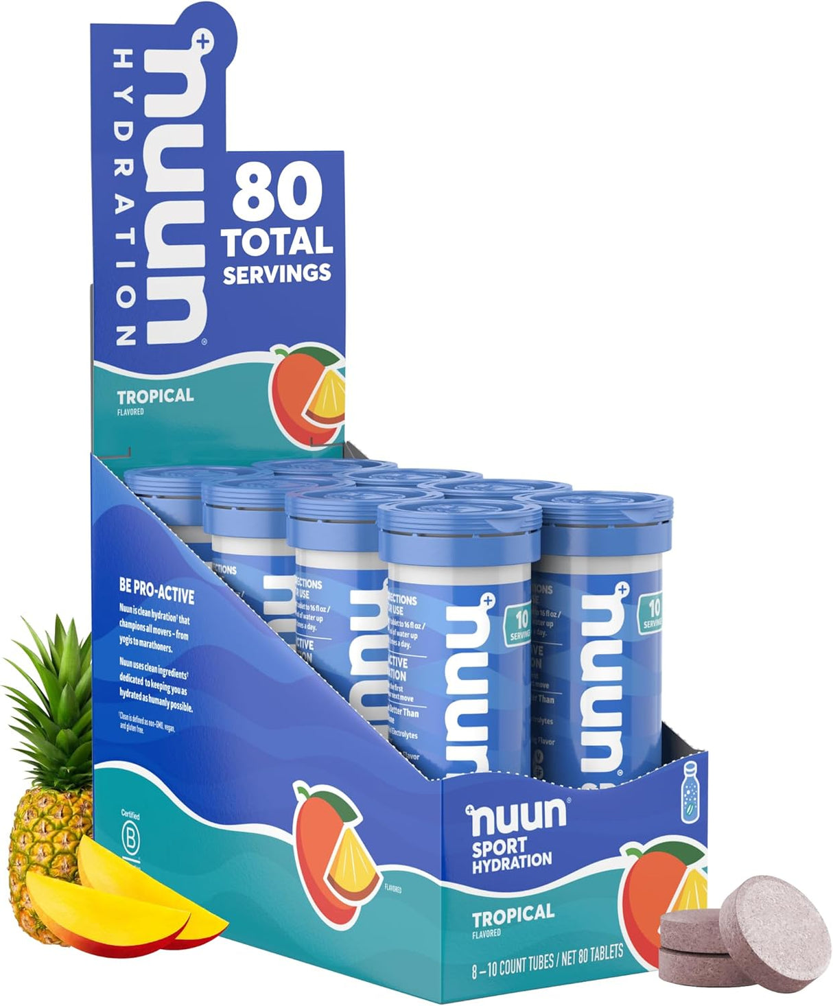 Suplemento Nuun Pastillas Hidratantes con Electrolitos