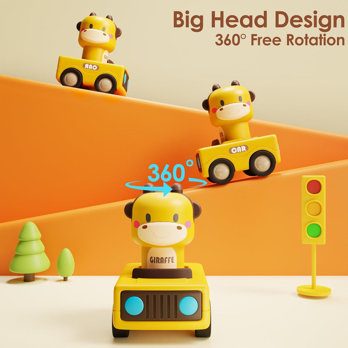 Juguetes de Carreras de Animales iPlay, para Bebés 1-3 Años