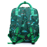 Bolsos escolar de dinosaurio para niño de 30 Cm Verde