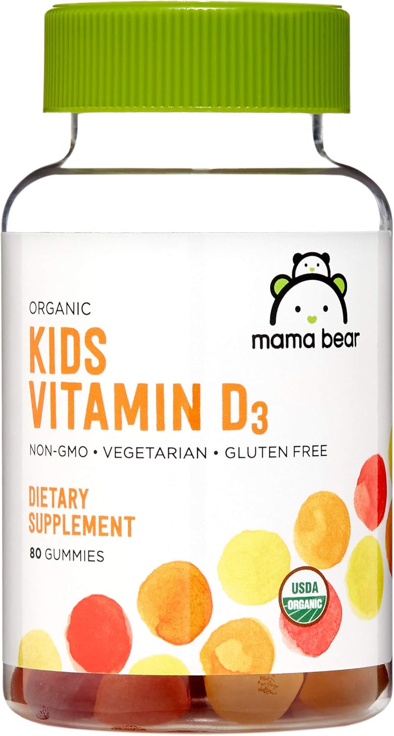 Vitaminas Mama Bear Orgánicas D3 Niños, 80 gomitas