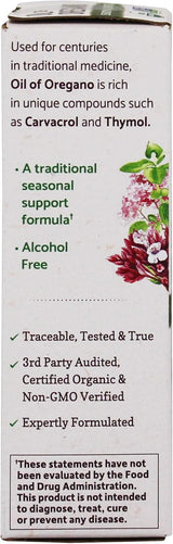 Suplemento Garden of Life  Aceite de orégano gotas 1 onza