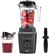Licuadora de 1000W, marca X, 51Oz y 14Oz, motor 2000W