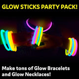 Glow Sticks para Fiestas Neon Pulseras-Collares Fluorescente