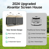 Tienda de Pantalla Alvantor 2 en 1, Carpa Pop Up 12' x 7.5