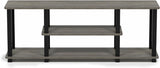 Furinno Soporte de TV 3 niveles hasta 50 sin herramientas 3D
