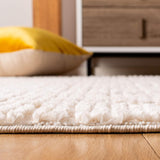 Alfombra cuadrada bohemia con flecos modelo MRK517C
