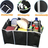 Organizador de Maletero, Marca, 3 Compartimentos, Plegable