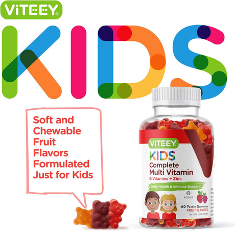 Suplemento Gomitas multivitamínicas para apoyo inmunológico