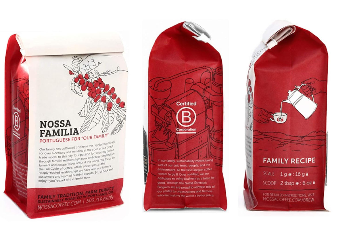 Café Orgánico Descafeinado Brasil, Tostado Medio-Alto, 5lb