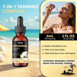Liposomal Tanning Drops Drinkable Astaxanthin 24mg