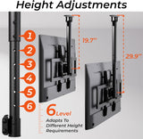 Soporte de Techo Ajustable para TV 26-65, Max VESA 600x400