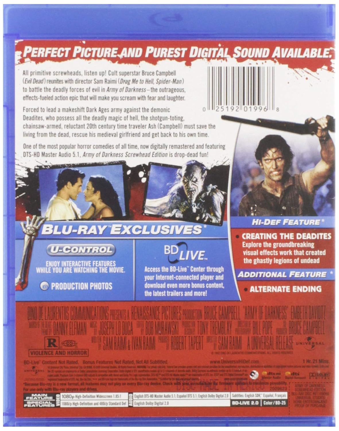 Película Army of Darkness Blu-ray