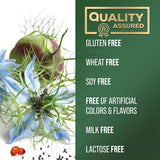 Aceite de Nigella Sativa 1000mg - Natural, Antioxidante, 180 Softgels