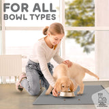 Mats para Mascotas - Silicona, Impermeable, Bordes Elevados