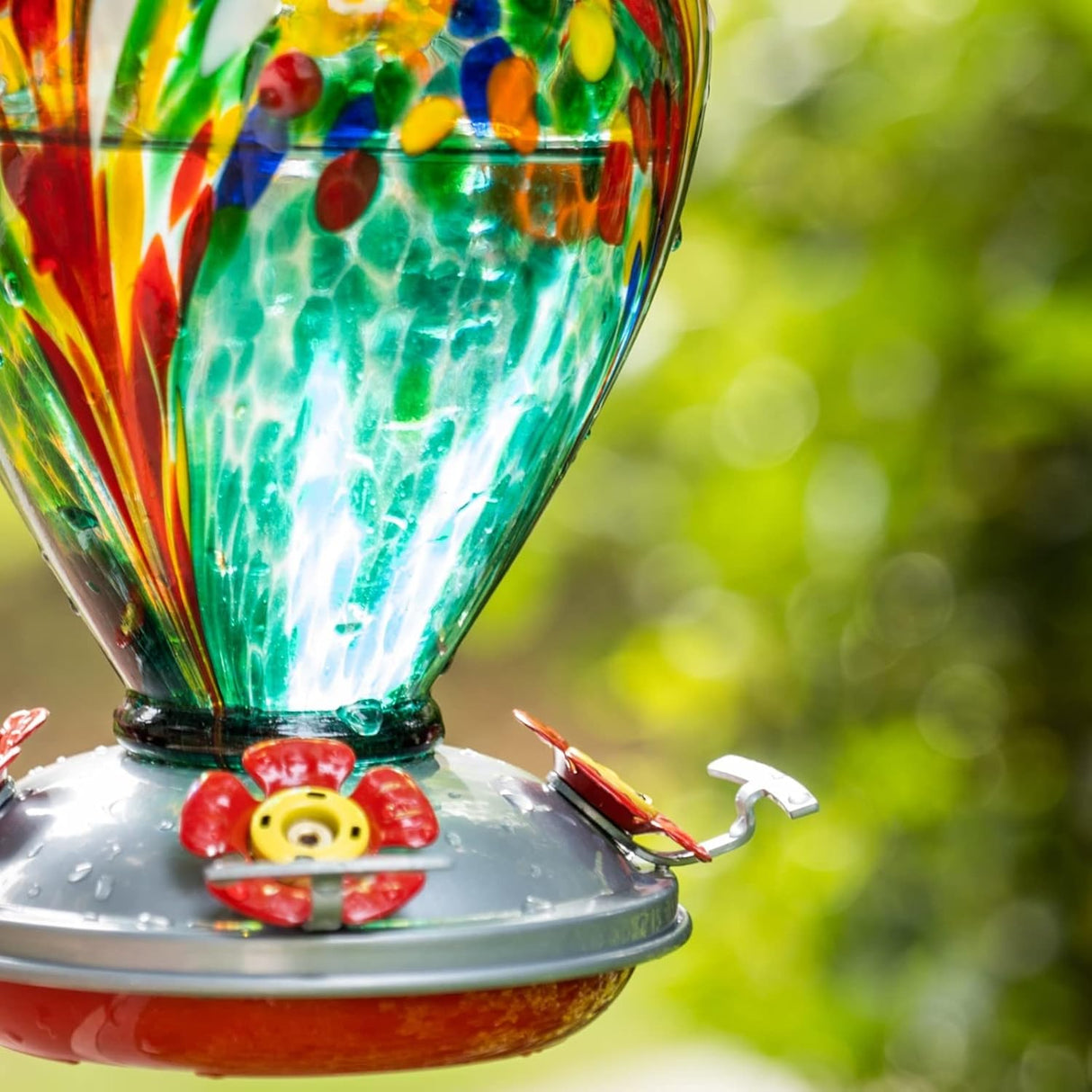 Comederos para colibríes para colgar al aire libre, comedero