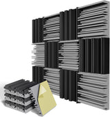 Paneles Acústicos LIGHTDESIRE 12 Pack 12x12x2 pulgadas